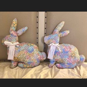 Cupcakes and Cashmere Floral Bunny Pillow
